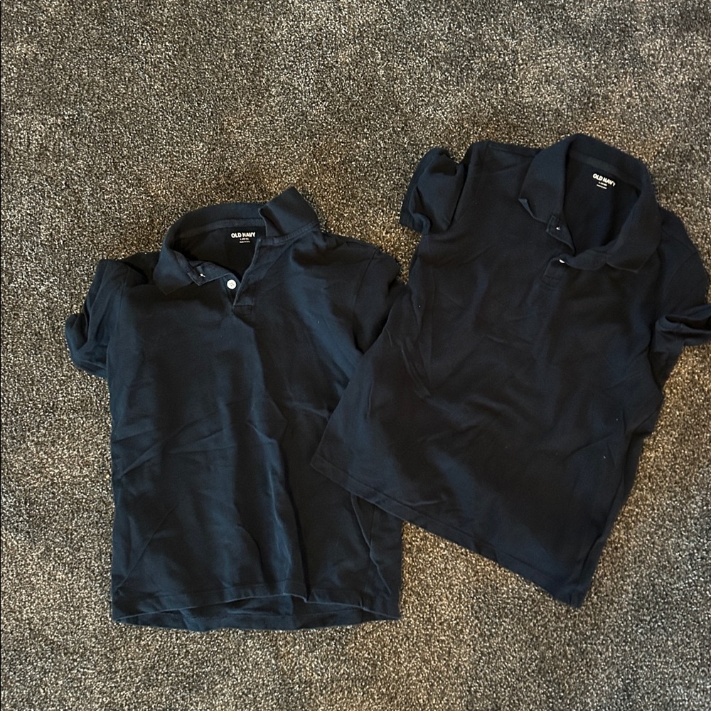 Old Navy Kids Navy Blue Polo Shirts